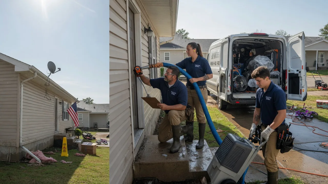 Ceiling Water Damage Restoration in Dayton, PA near me
